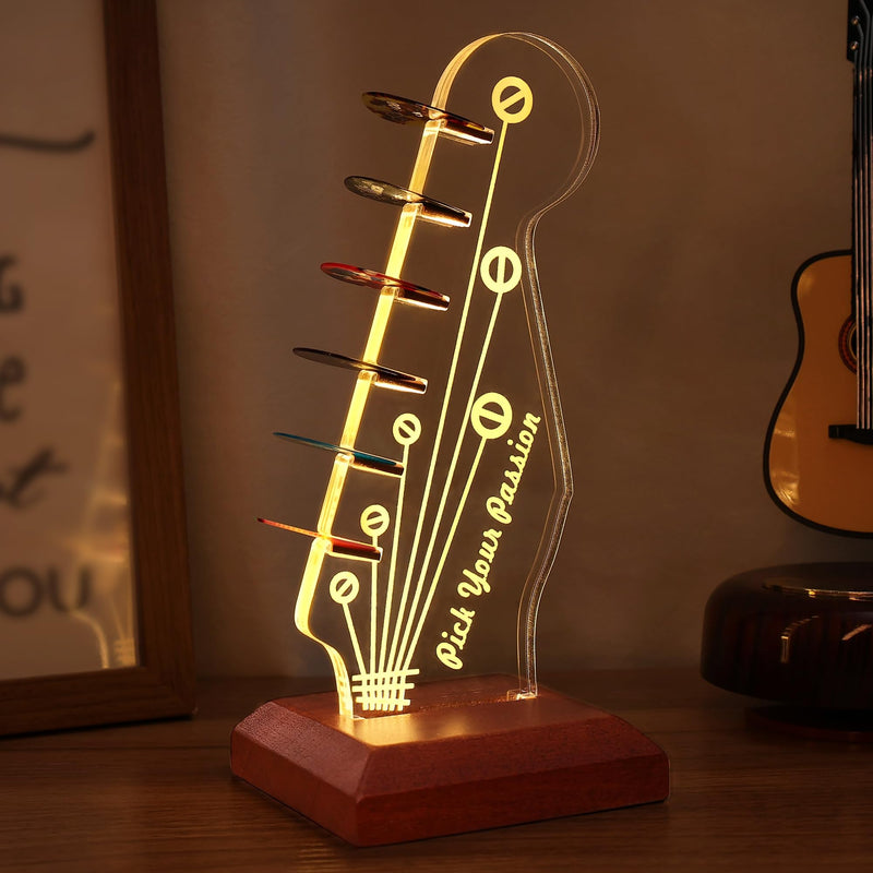 YuanDian Light up Guitar Pick Holder Style Guitar