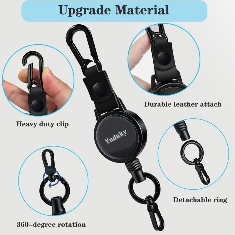 Anti-Theft Phone Strap, Retractable Steel Line Phone Lanyard with Tether Tab for Phone Black