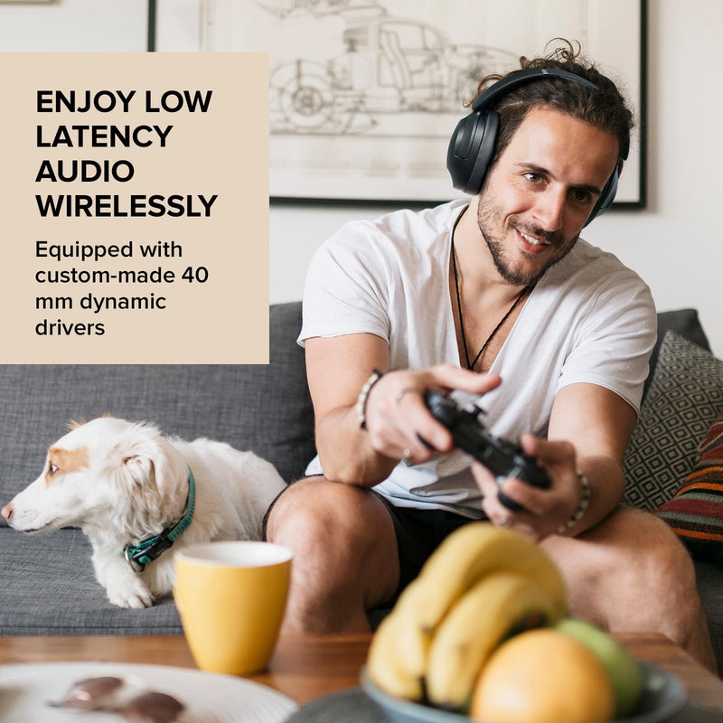 Creative Zen Hybrid 2 Wireless ANC Headphones, 67 hr Battery, Cream | ANC Headphones, 67 Hours Battery, Wireless, Comfortable, Lightweight, Over-Ear