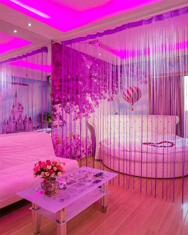 EverBright Pink Led Neon Strip Lights 12V Indoor Outdoor Rope Silicone 16.4Ft 600SMD Waterproof Flexible for Signboard Kitchen Bedroom Bar Home Building Party Events Decoration(No Power Adapter)