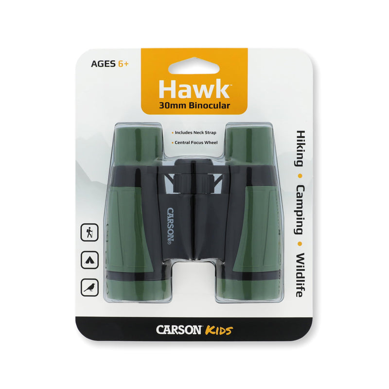 [AUSTRALIA] - Carson Hawk Kids 30mm Beginner Field Binoculars (HU-530) Binocular 