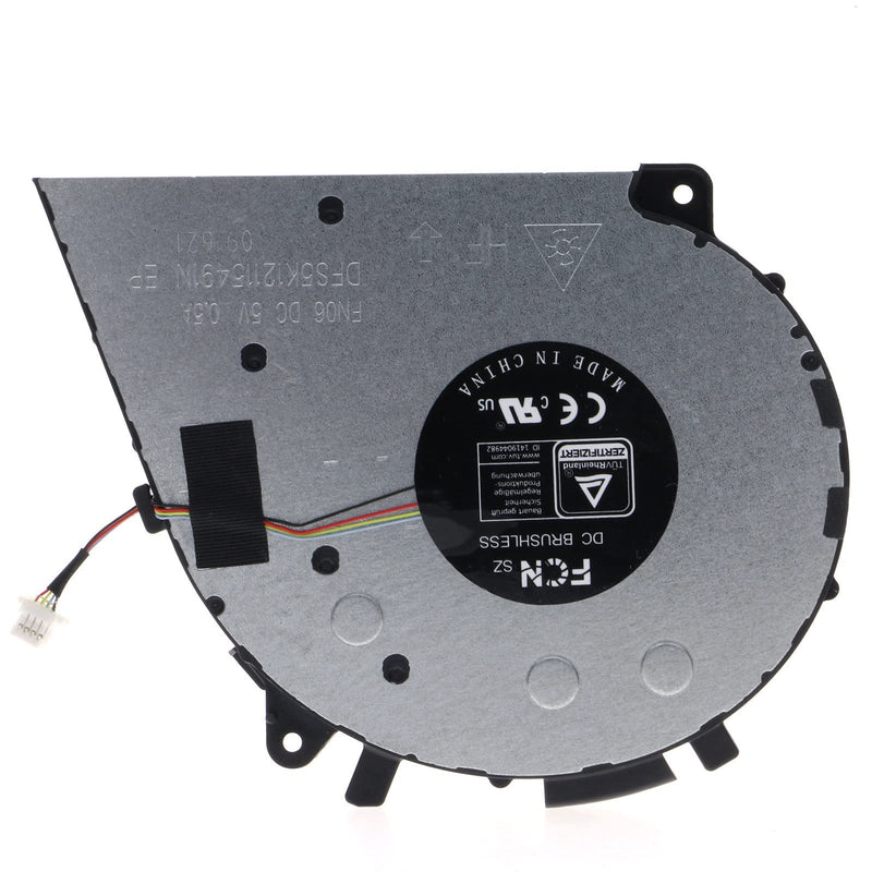 CPU Cooling Fan for Lenovo Yoga 7i 14ITL5 5H40S20144 DFS5K12115491N FN06