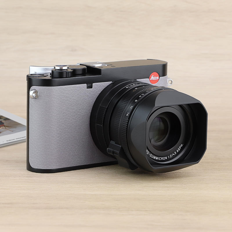 [AUSTRALIA] - Haoge Metal Square Lens Hood for Leica Q3 Q3-43 Camera Accessories Black LH-LQ343B Black Square for Q3/Q3-43 