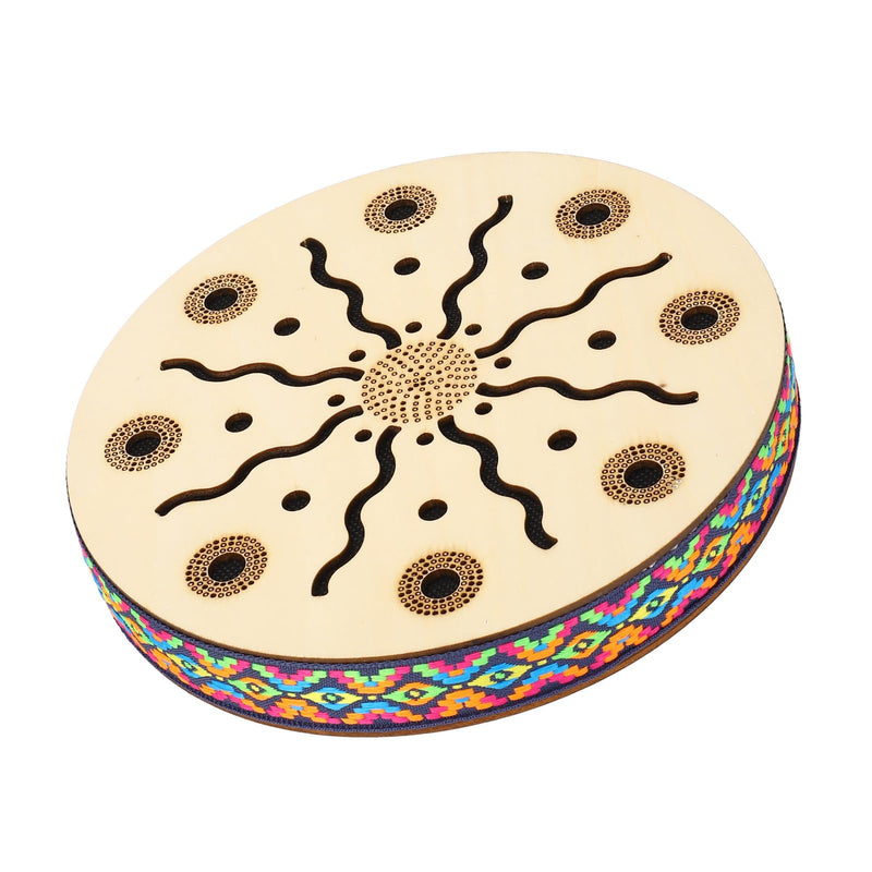 Portable, Authentic Ethnic Sound, Maple Percussion Instrument, 8in, for Meditation, Relaxation, Music Therapy, Home Decor, School