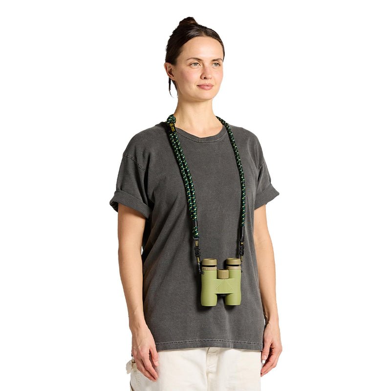 [AUSTRALIA] - Nocs Provisions NocLoc Approach Neck Strap for Binocular/Camera Carry Accessory for Active Hiking & Sightseeing - Backwoods Green 