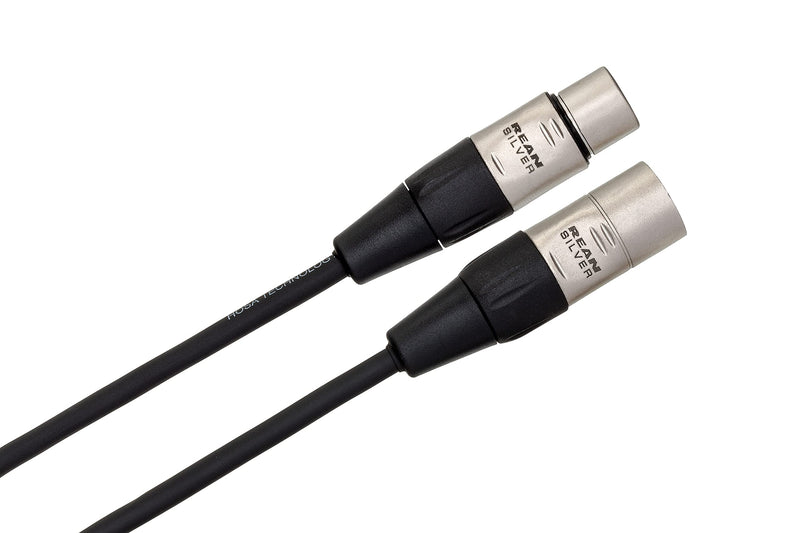 Hosa HXX-010 REAN XLR3F to XLR3M Pro Balanced Interconnect Cable, 10 feet