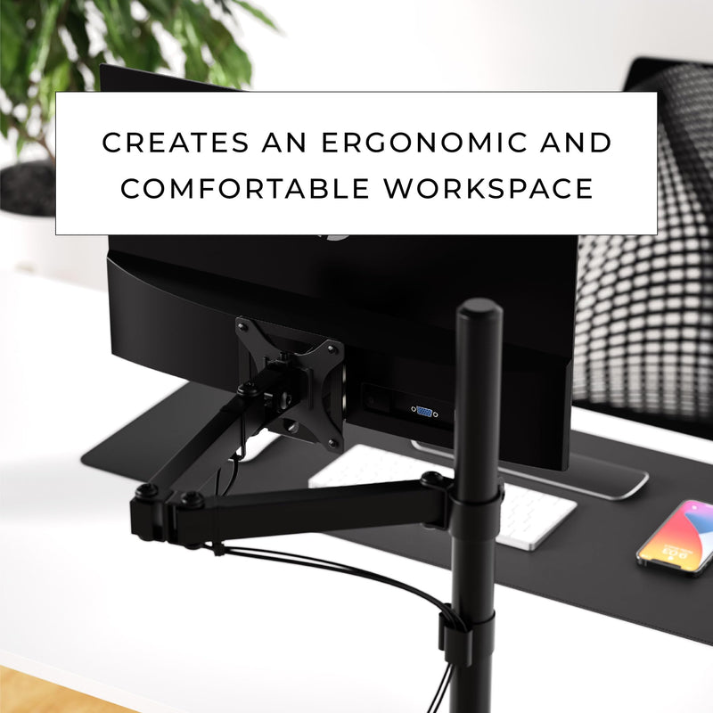 HumanCentric VESA Mount Compatible with HP M-Series Monitors | Fits M24h, M27h, 524sh, 524da, 527sh, 75x75mm & 100x100mm, Mounts to Stand & Arm, M-Series Only, Hardware Included