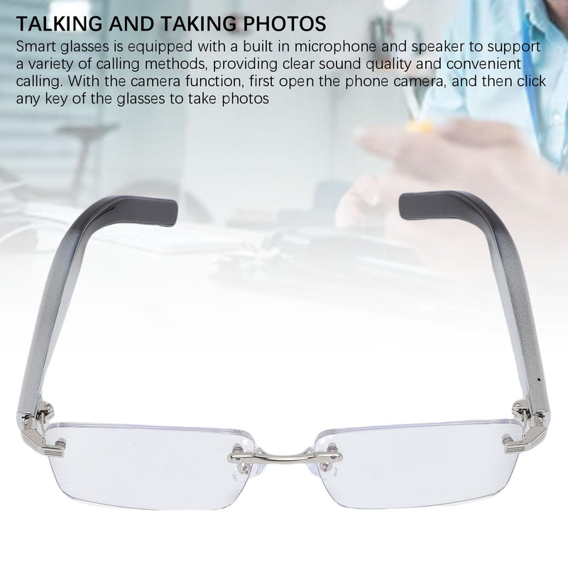 Smart AI Translator Glasses, Bluetooth5.3 Polarized Sunglasses, Real Time Translation for 100+ Languages, Built in Microphone, Speaker & Camera, Smart Eyeglasses for Travel Gradient