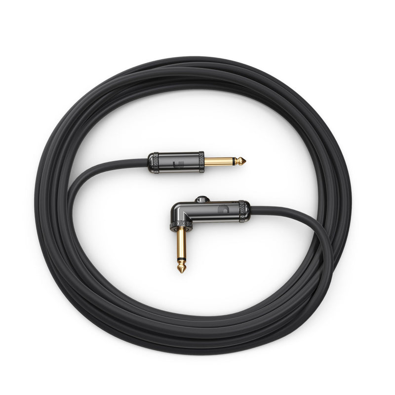 D’Addario Cable, Black, 20 feet (PW-AGRA-20) Right Angle