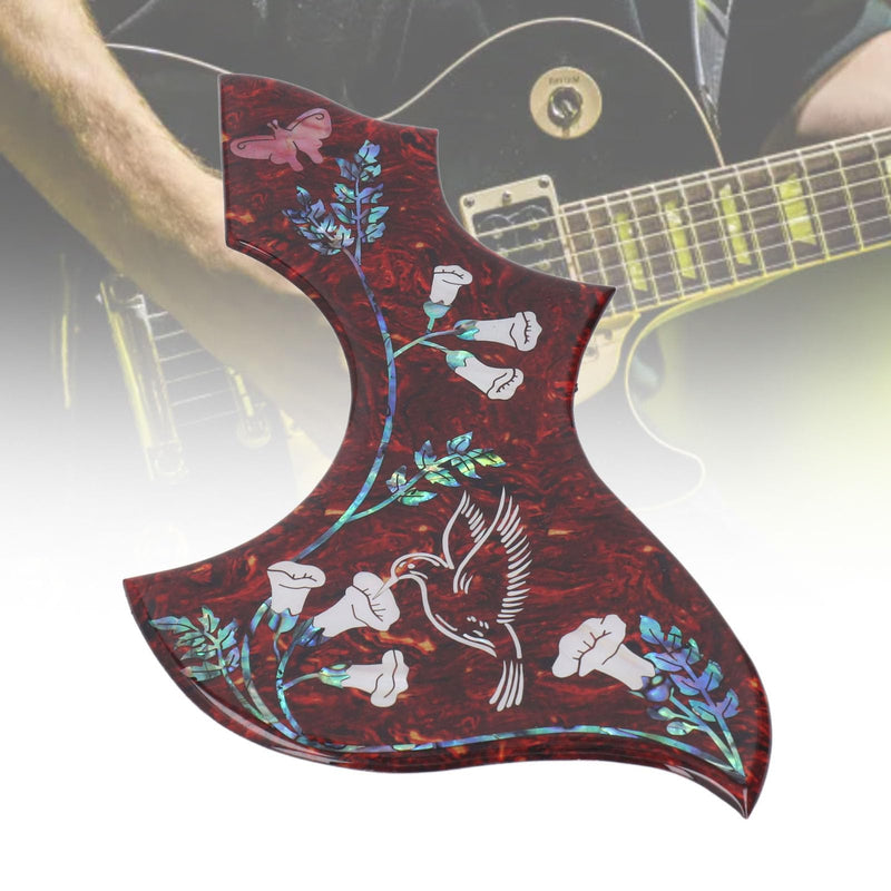 Hummingbird Acoustic Guitar Pickguard, Self Adhesive, Anti Scratch Guitar Plate, 2mm Thick, Guitar Pick Guard for Standard Size Guitars