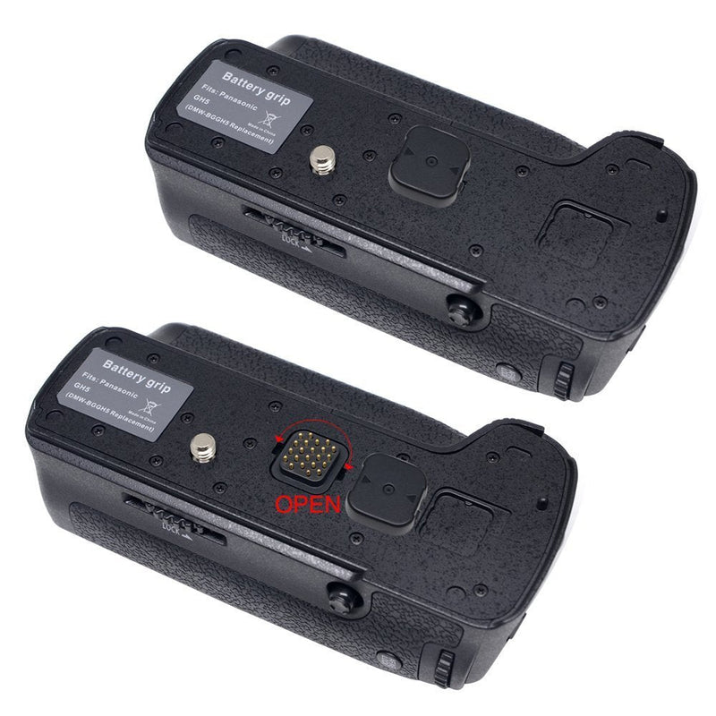 Mcoplus DMW-BGGH5 Vertical Battery Grip for Panasc Lumix GH5 Digital Camera，Hold DMW-BLF19 BLF19E Battery