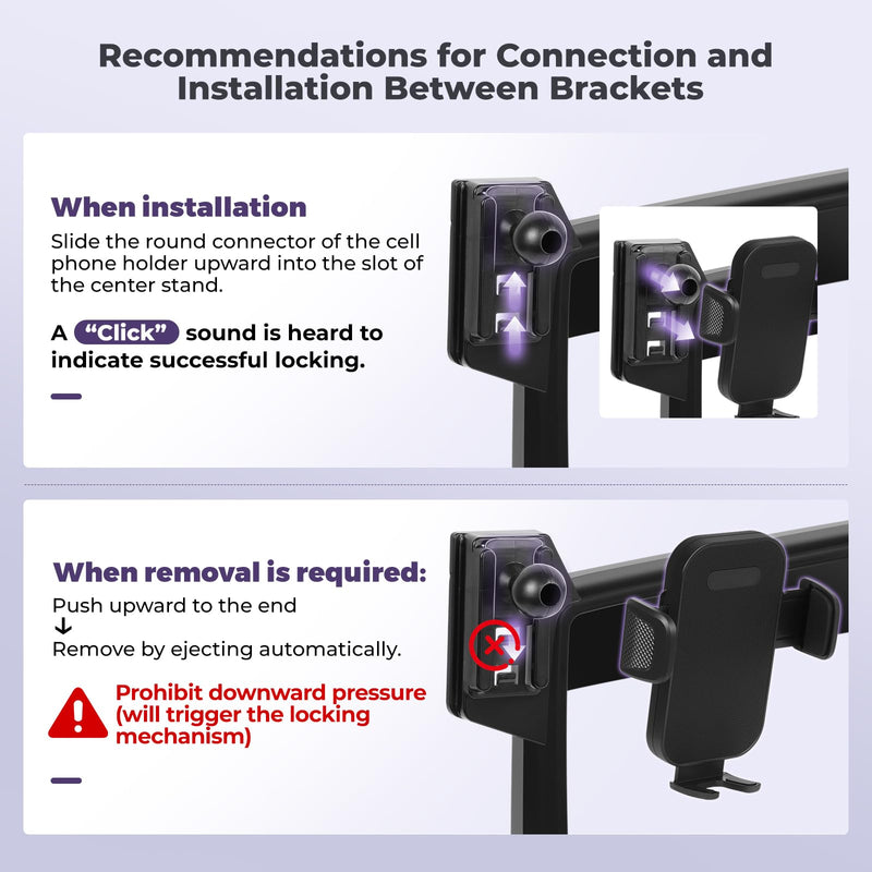 8Inch Car Phone Holder Mount Compatible with Nissan Rogue S/SV 2021-2026,Altima 2.5 SR 2019-2025/Sentra SR/SV 2020-2025(Not Fit S) Accessories Custom Screen & Mobile Phone 360°Adjustable Cell Phone Compatible with Rogue 21-25& Altima & Sentra 20-25