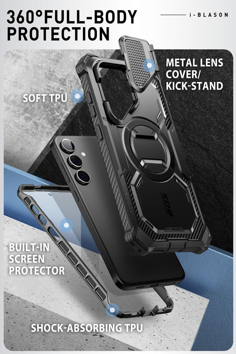 i-Blason Armorbox for Samsung Galaxy S24 Case & Galaxy Watch Band 6 Classic [47mm]