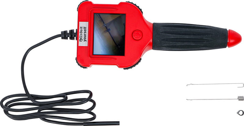 BGS Diy 63217 Endoscope Colour Camera with TFT Monitor Camera Head Diameter 5.5 mm