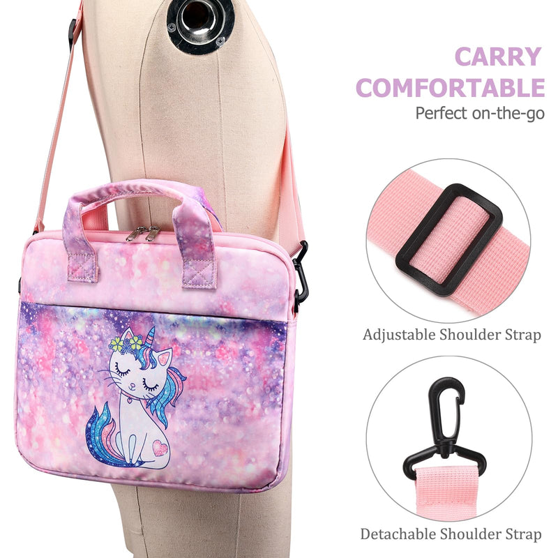 [AUSTRALIA] - JIANYA Tablet Sleeve Bag Kids Tablet Carry Bag for iPad with Shoulder Strap, 10-12.5 Inch Tablet Bag for Teen Boy, Camo Blue Camo/ Blue 