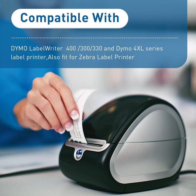 Thermal Label Printer Cleaning Card Compatible with DYMO LabelWriter Label Printers, 10-Pack (60622), Clean Printing Head LabelWriter Cleaning Cards 10 PACK