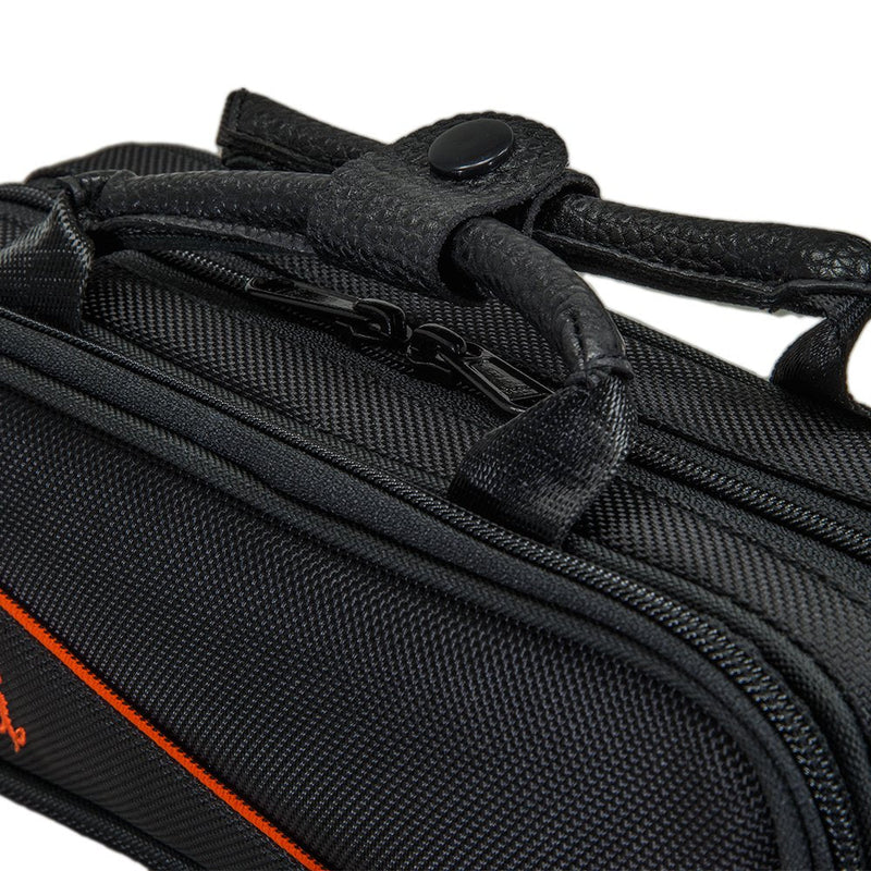 Paititi Lightweight Piccolo Case, Strong, Durable with Straps Black/Yellow