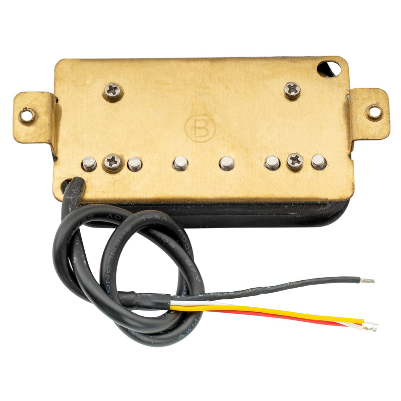 Wilkinson WOHZB Ceramic Overwound Open Style Humbucker Bridge Pickup for Electric Guitar, Zebra Bridge Zebra
