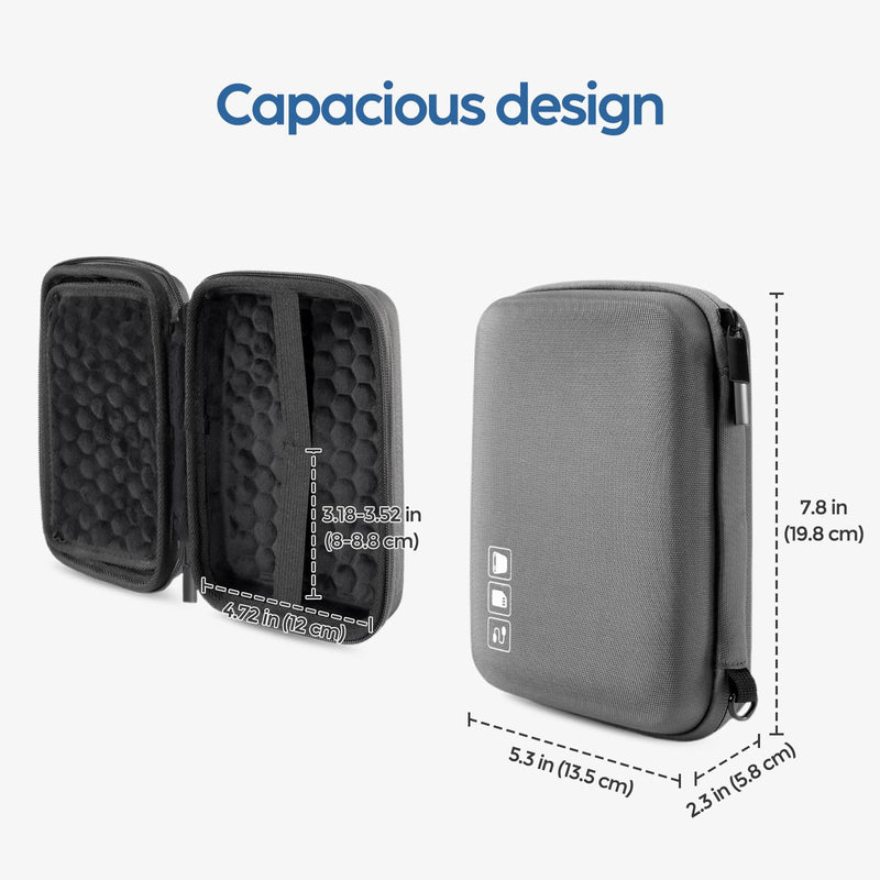 ProCase Hard Drive Case Bundle with Hard Carrying Case for Glinet Travel Router