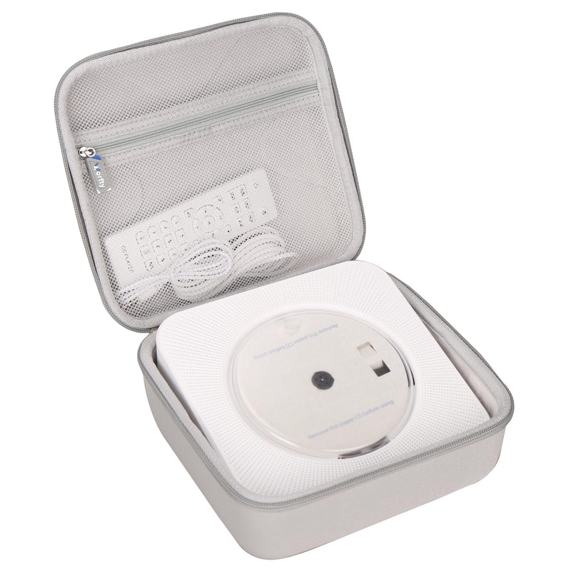 [AUSTRALIA] - Case for Gueray for ROADOM for ZYOKATA CD Player, Hard Travel Carrying Case Compatible for Gueray KC906 Portable Bluetooth Desktop CD Player, Case Only 