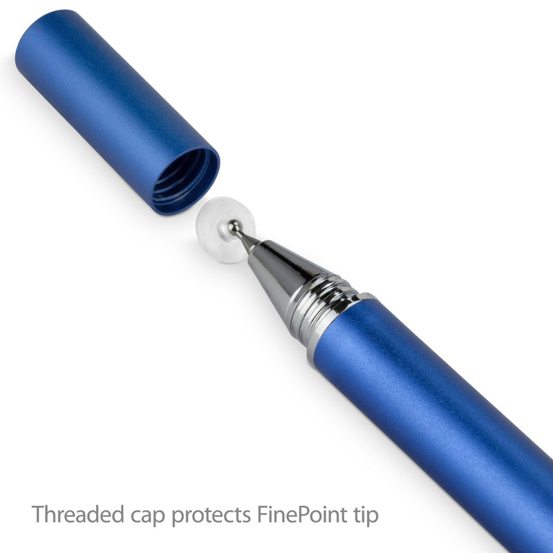 Stylus Pen for Samsung Galaxy Book Flex 2 Alpha (13.3 inch) (Stylus Pen by BoxWave) - FineTouch Capacitive Stylus, Super Precise Stylus Pen - Lunar Blue