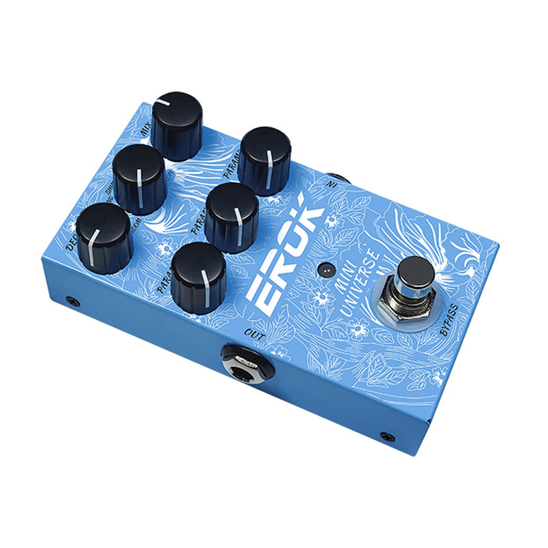 EROK Reverb Pedal – 9 Reverb Effects (Room, Hall, Plate, Spring, Shimmer, Cloud, Bloom, Swell, LoFi) for Electric Guitar, Bass & Piano