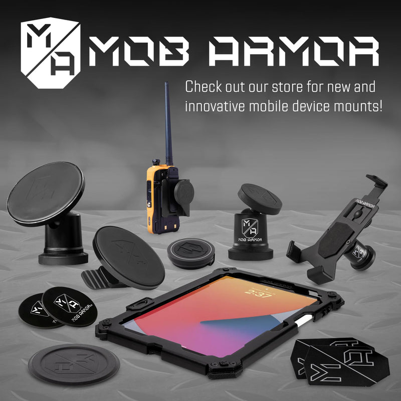 Mob Armor MobNetic Maxx MS MagSafe Phone Mount for Car, Black | Customized MagSafe Compatible, Personalized Mount, Heavy Duty Aluminum Metal, Works w/ iPhones & Androids