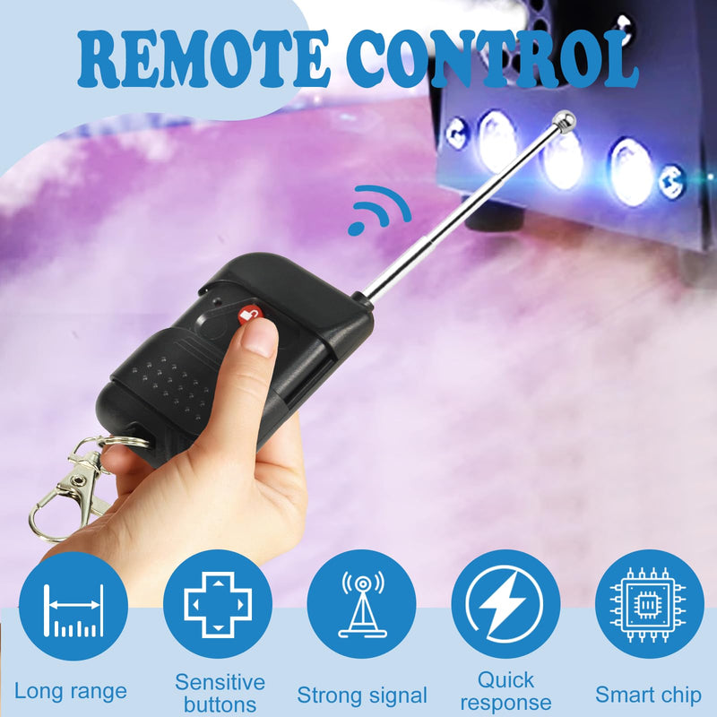 Fog Machine Remote Control Replacement Part and Receiver, for 400 500 900W Fog Smoke Machine Part Remote Fit for Frequency 315