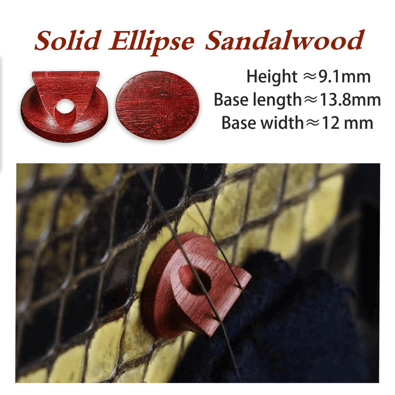 [AUSTRALIA] - 4pcs Professional Sandalwood Erhu Bridge Accessories for Enhanced Sound Replacement Parts for Erhu Performers Bridge*4 