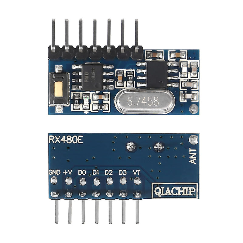 [AUSTRALIA] - 6pcs 433mhz Wireless RF Transmitter and Receiver Wireless 4 Channel Output Link Kit with 1527 Learning Code for Remote Control 433mhz RF 4 Channel 