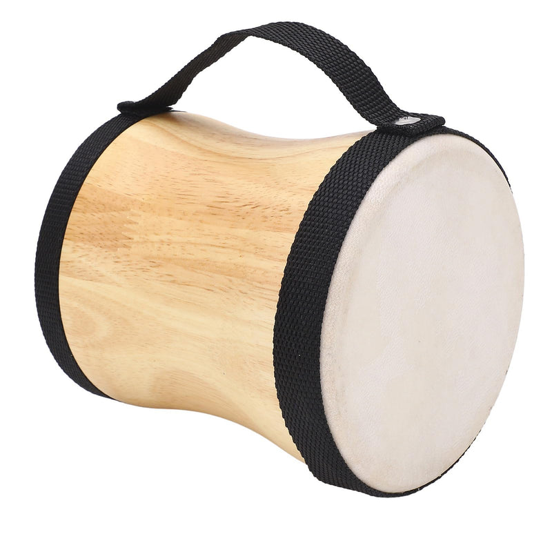 Hand Drum Kit Sheepskin Top Bongo Percussion Drum for Performances Parties Music Festivals (Black) Black