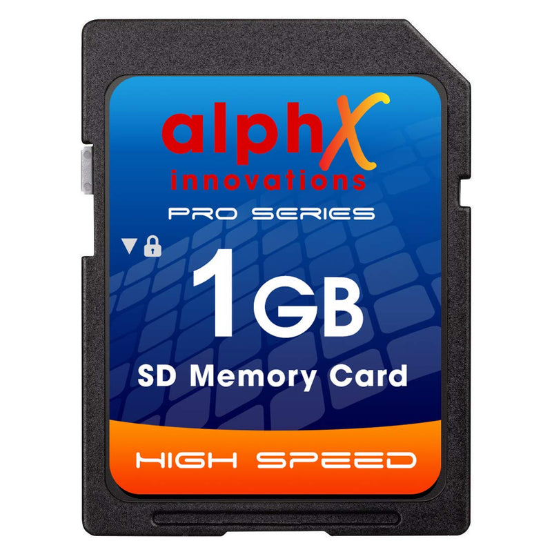 AlphX Innovations 1gb SD Card, pack of 5