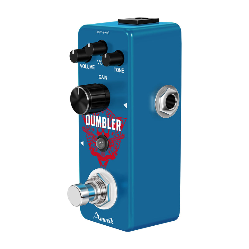 [AUSTRALIA] - Amuzik Guitar Dumbler Effect Pedal for Electric Guitar Analog Dumbler Effects Pedals with Amp simulator Effect Overdrive Pedals of Ture Bypass 