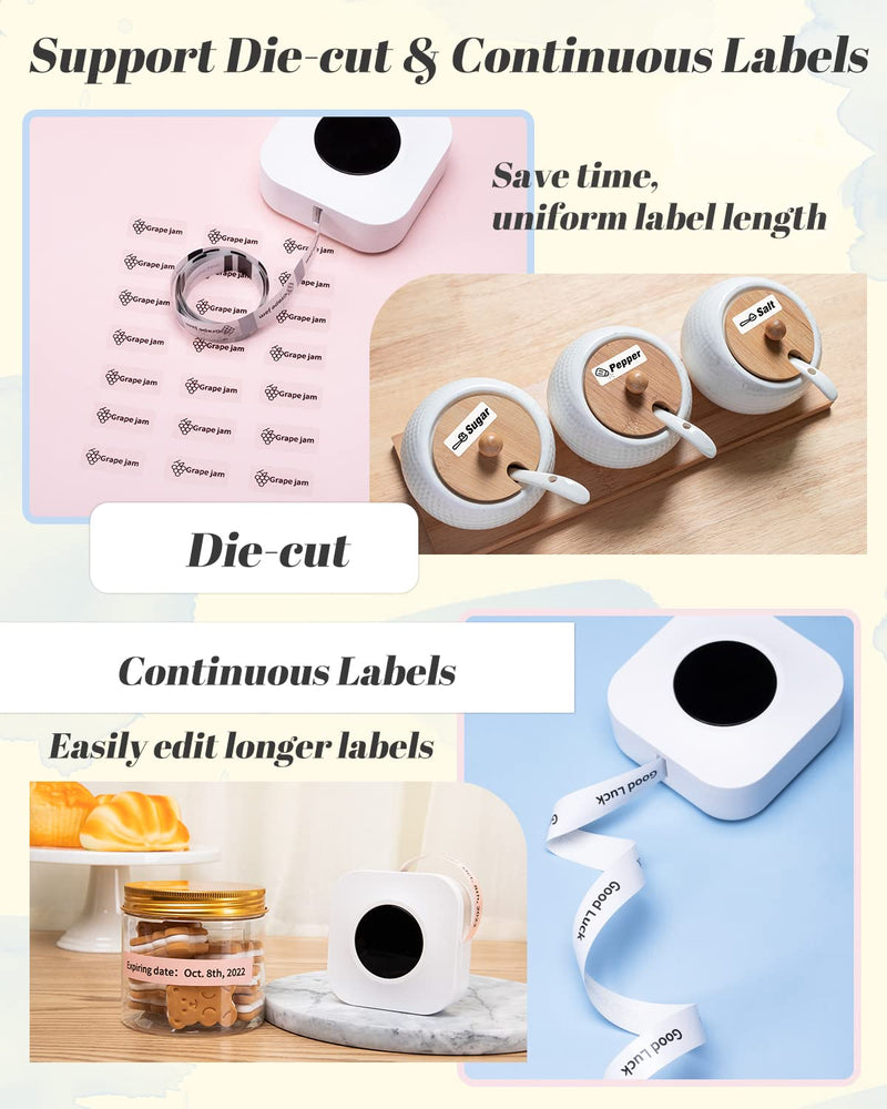 [AUSTRALIA] - Phomemo Mini Label Maker Q30S Bluetooth Small Label Maker Machine, Handheld Label Maker Wireless Thermal Labeler Printer, for Home Office Organization, Green 1 