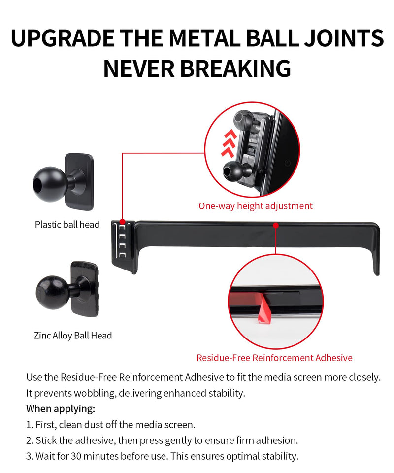 Car Phone Holder for Honda Prologue 2024-2026, 11.3" Screen Magesafe Mount | Acura ZDX 2024-2025 Magnetic Accessories Cell Phone Mount Clip Compatible with iPhone, 3D fit Dashboard Navigation Bracket