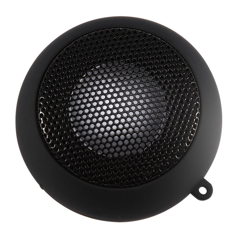 Portable Mini Speaker with 3.5mm Aux Jack Plug in Loud Basse Speaker for Smart Phone, Retractable Mobile Line-in Speaker for iPad Laptop Computer(Black) Black