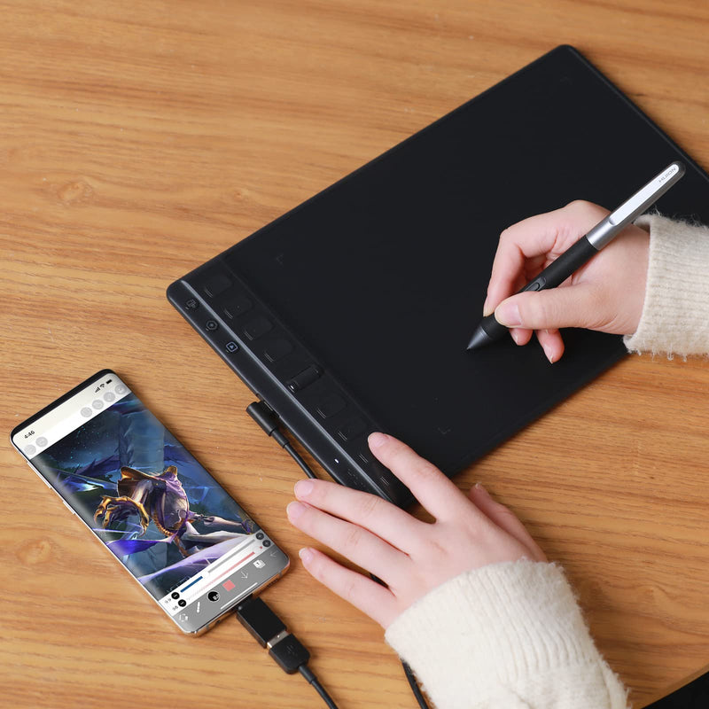 HUION Inspiroy 2 Medium Drawing Tablet with Artist Glove