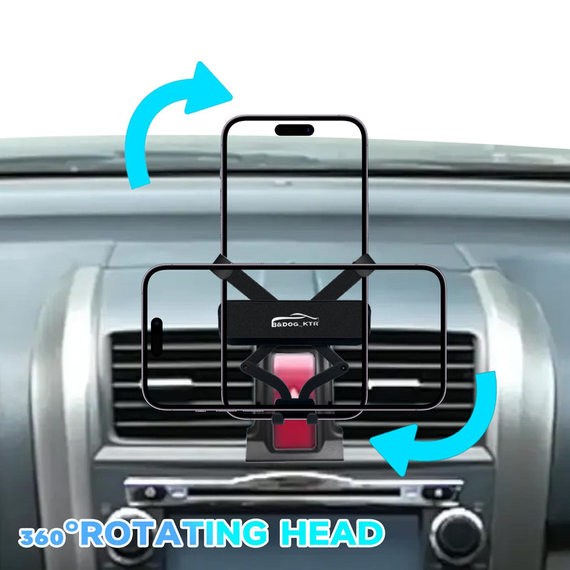 B&DOG XSIN Car Phone Holder for Honda CR-V 2007-2011,Upgraded Gravity-Activated Mount with Adjustable Base, Secure Center Console Installation for Smartphones.(Black-A) BLACK-A