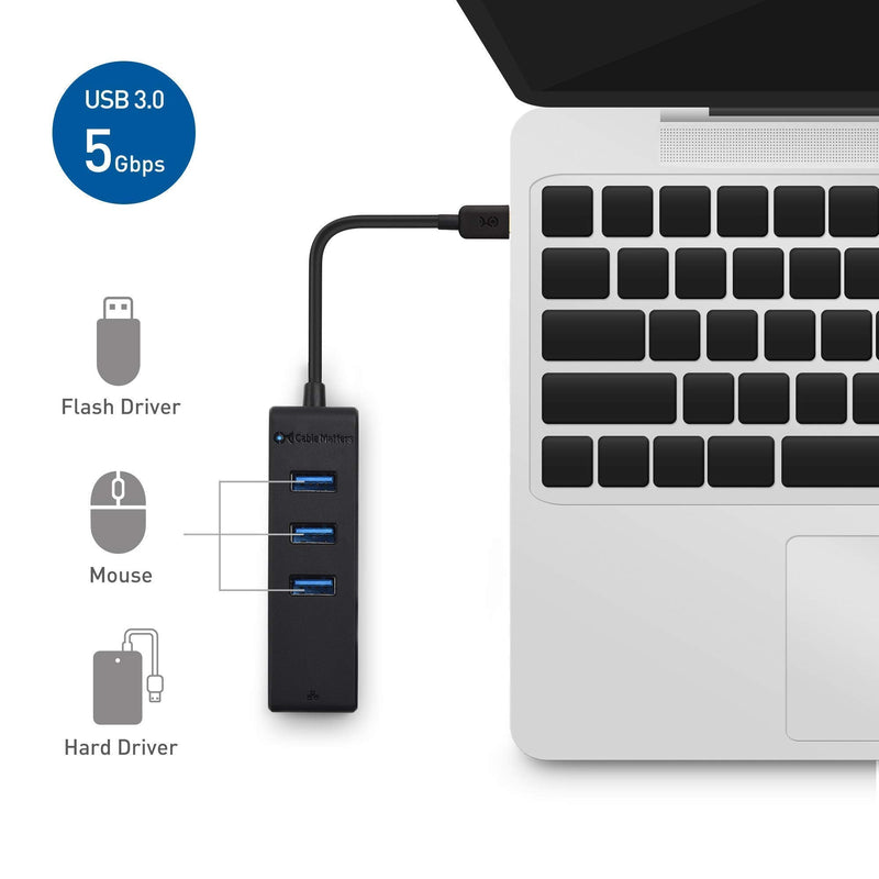 Cable Matters 1 Premium Aluminum 10Gbps Gen 2 USB C Hard Drive Enclosure for 2.5" SSD/HDD 2 4-in-1 USB C Hub Ethernet, Support Gigabit Network