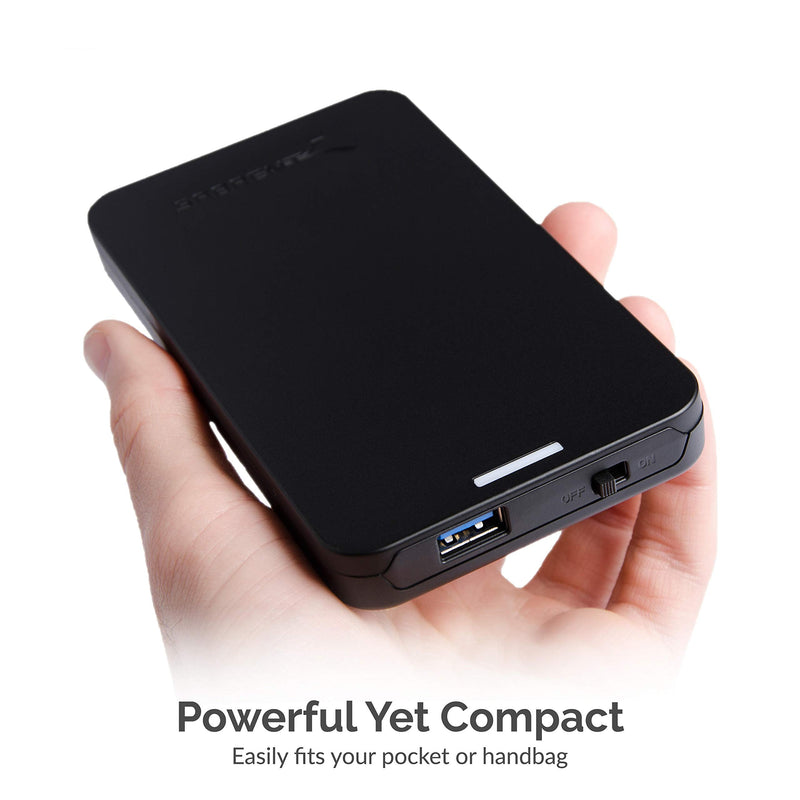 SABRENT 2.5-Inch SATA to USB 3.0 Tool-Free External Hard Drive Enclosure [Optimized for SSD, Support UASP SATA III] Black (EC-UASP)