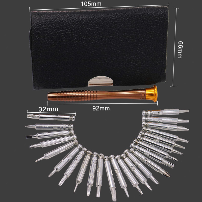 DJI Repair Screwdrivers Tool Set for DJI Mavic 2/2S Phantom 3 4/4 Pro Mavic 2/3 Mini 2/SE/Mini 3 /Mini 3 Pro Spark Avata Drone and Other Electronics Devices Universal Screwdriver 25 In 1
