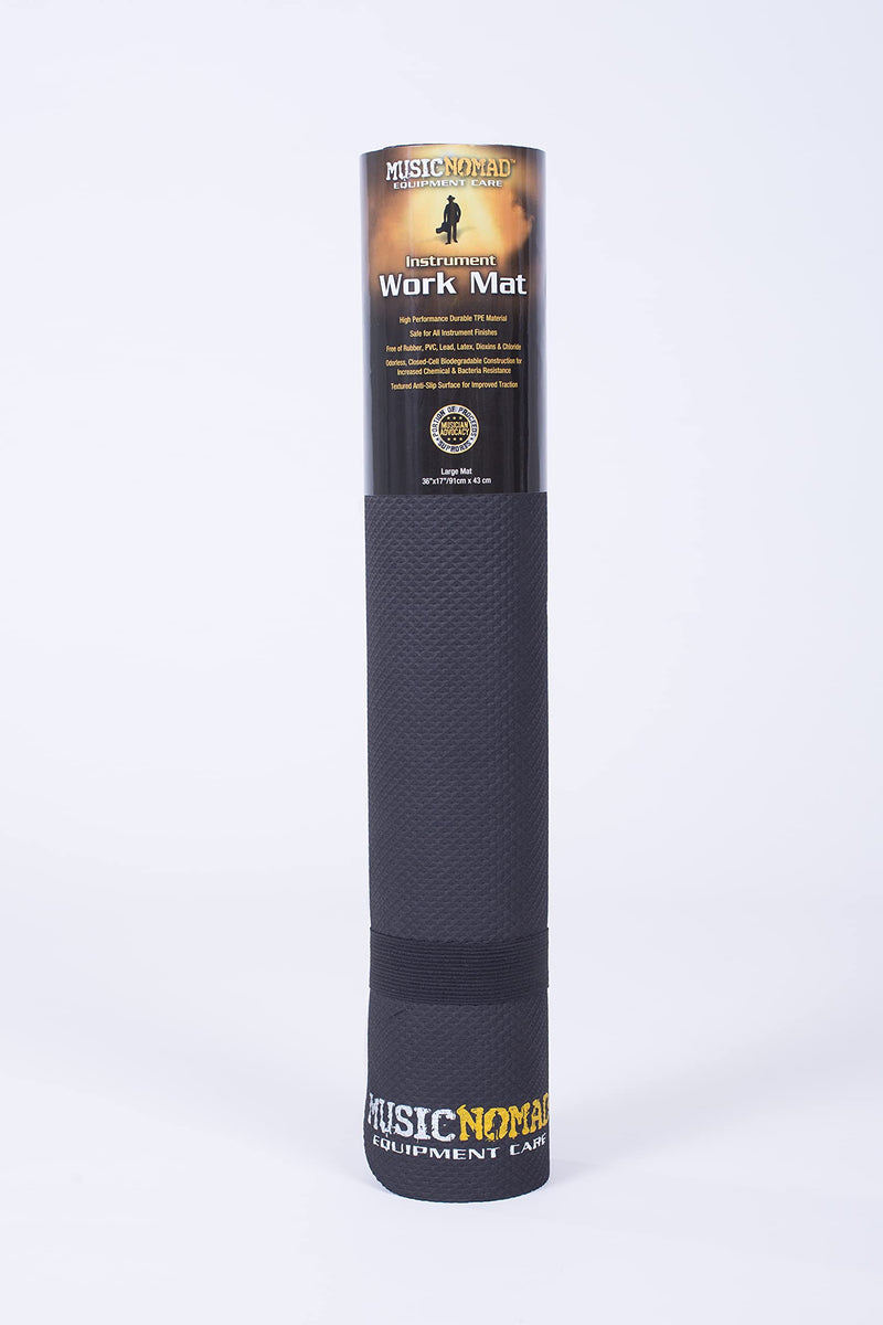 MusicNomad Premium Guitar Work Mat Pad for Repair, String Changing, Setup, Workstation, Bench, 17” x 36” (MN208) 17" x 36"