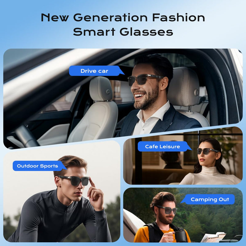 XO Polarized Sunglasses Built-in Mic & Bluetooth Speaker