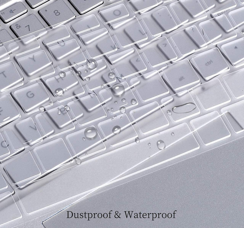 Keyboard Cover for 15.6 HP Laptop 15-dw 15-dy 15-ef 15-da/db/bs/cs/ce 15t 15z 15-dy2024nr 15-dy2075tg 15-dy2073dx 15-da0012dx 15-db0011dx 15-dw1053dx 15z-ef2000 15t-dy200 15-cs3025od 15-ce3065cl Clear