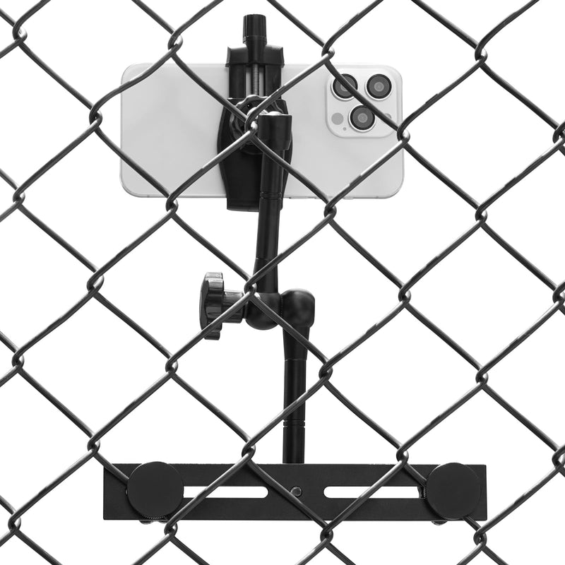 [AUSTRALIA] - Phone Fence Mount for iPhone,Phones,to a Chain Link Fence for Recording Basketball/Football/Softball/Baseball/Tennis Games,Fence Holder Comptiable with 3.5~7.5inch iPhone/Nexus/Smartphone 