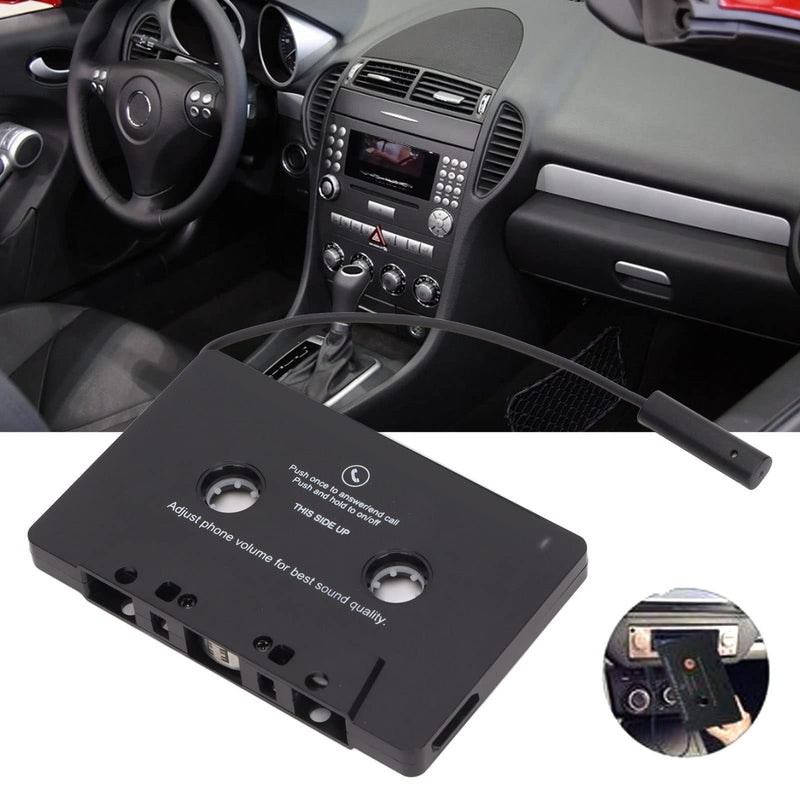 Bluetooth Cassette Adapter for Car with Stereo , Cassette Tape to Aux Adapter Smartphone Cassette Adapter for Mobile Phone, Tablet, MP3 Player, Headset