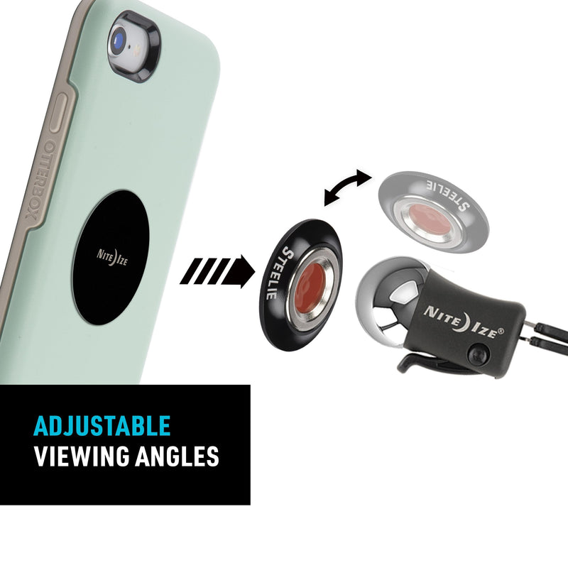 Nite Ize Steelie Vent Kit - Magnetic Cell Phone Holder for Car Vents - Phone Mount - Orbiter