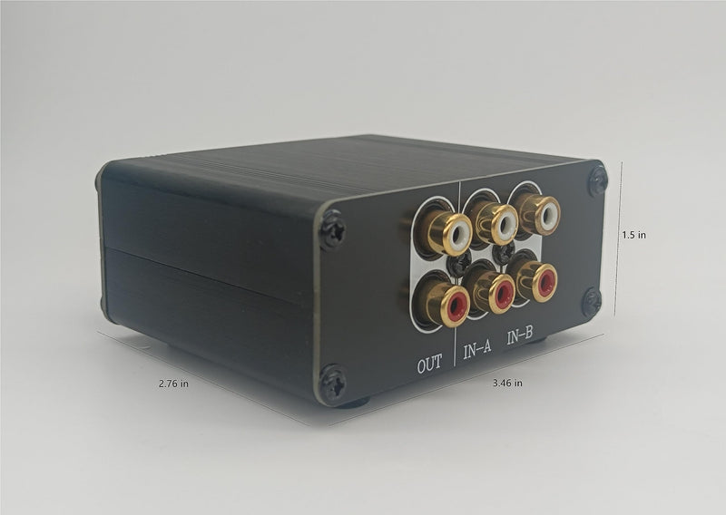 [AUSTRALIA] - HiFi RCA Passive Preamp Stereo Audio Preamplifier with Volume Control, A/B Audio Switch selector FV2 
