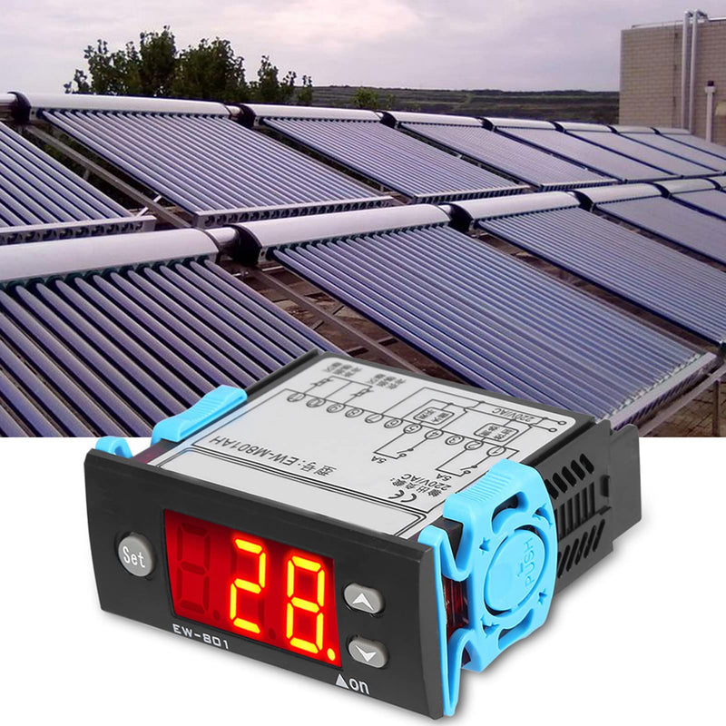 Solar Heating Controller, Solar Thermostat Switch, Differential Temperature Controller for Solar Hot Water