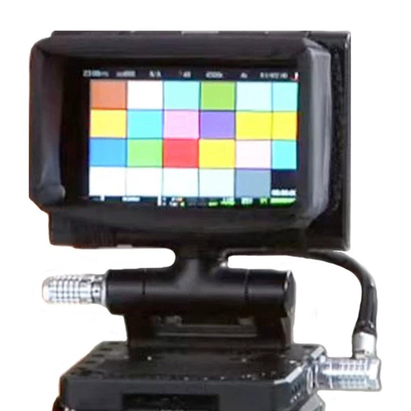[AUSTRALIA] - 5 Inch Monitor Hood/Sunshade, Foldable and Portable Universal Fit Shade with Elastic Belt, for Atomos Ninja V/Ninja V+, Desview P5II/R5II/V5, FEELWORLD F5 Pro/F5 Prox 5″ 